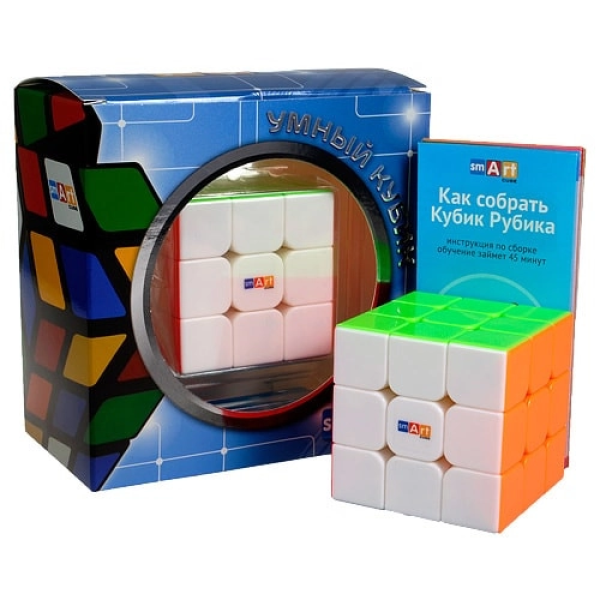 Кубик рубика Smart Cube Фирменный 3х3 без наклеек SC303 - изображение 3
