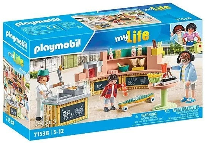 Ігровий набір із фігурками Playmobil My Life Бар 71538 (4008789715388) - зображення 1