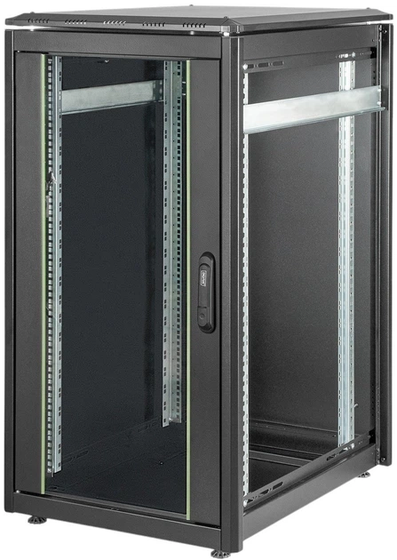 Szafa serwerowa DIGITUS Unique Series 19" 22U 600x800 Black (DN-19 22U-6/8-B-1) - obraz 4