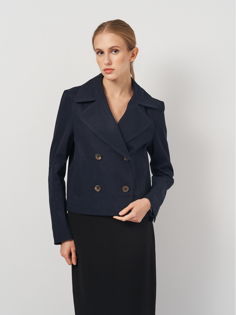 Куртка жіноча Zara 7999/818 L Темно-синя від Rozetka на платформі USKIDKA Акція на Куртка жіноча Zara 7999/818 L Темно-синя від Rozetka