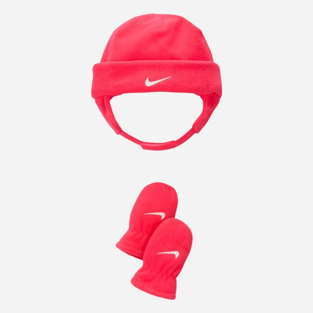Дитячий комплект (шапка + рукавиці) для дівчинки Nike 6A2781-A4F 46 см Рожевий (633716948030) - зображення 2