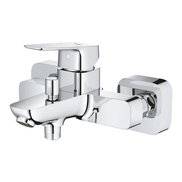 Cмеситель для ванны однорычажный с коротким изливом GROHE Cubeo хром латунь 1018130000 - изображение 6