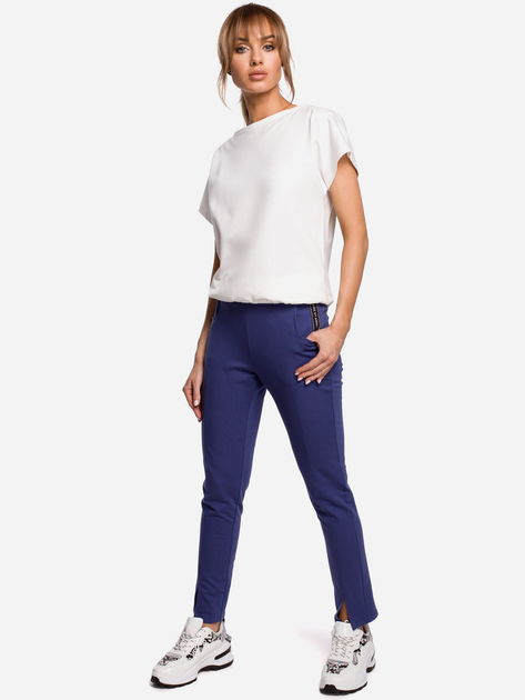 Spodnie slim fit damskie Made Of Emotion M493 2XL Indigo (5903068475504) - obraz 3