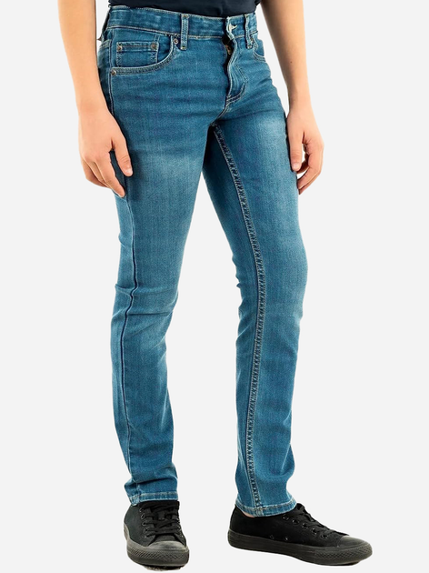 Підліткові джинси для хлопчика Levi's Lvb-510 Skinny Fit Everyday Performance Jeans 9EC758-M8R 134-140 см Сині (3665115329803) - зображення 1