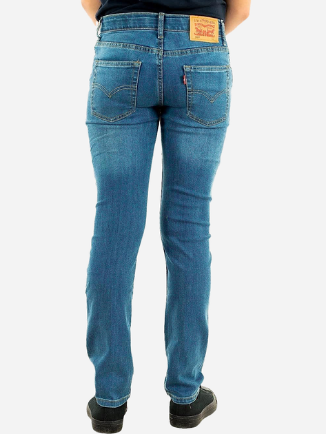 Підліткові джинси для хлопчика Levi's Lvb-510 Skinny Fit Everyday Performance Jeans 9EC758-M8R 134-140 см Сині (3665115329803) - зображення 2