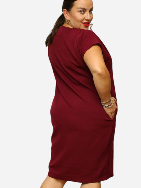Sukienka tunika damska Karko SC136 50-52 Bordowa (5903676203728) - obraz 2