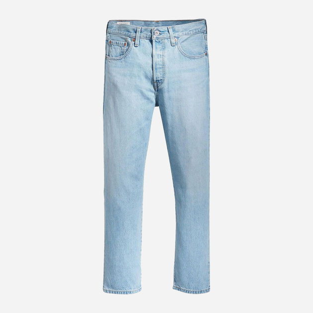 Jeansy regular fit damskie Levi's 501 Crop 36200-0124 28-26 Niebieskie (5400898293556) - obraz 7