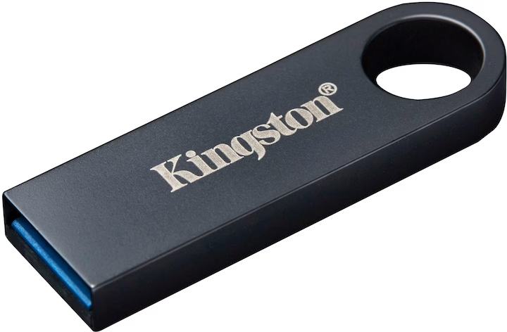 Pendrive USB Kingston DataTraveler SE9 G3 64GB USB 3.2 Type-A Dark Silver (KE-U2X64-1AC) - obraz 2