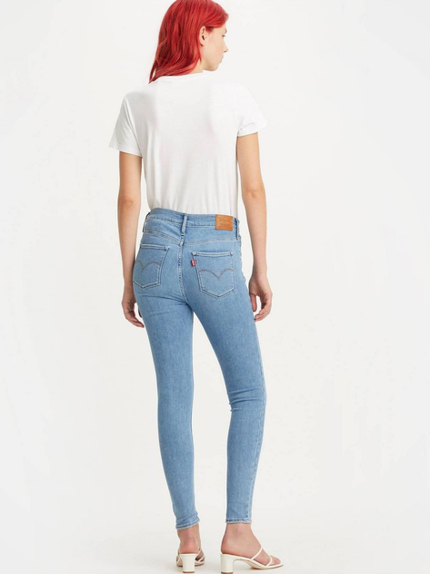 Jeansy skinny damskie Levi's 720 Hirise Super Skinny 52797-0357 24-32 Niebieskie (5401105545994) - obraz 4