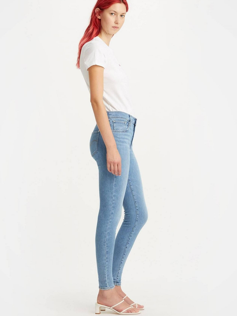 Jeansy skinny damskie Levi's 720 Hirise Super Skinny 52797-0357 24-32 Niebieskie (5401105545994) - obraz 5