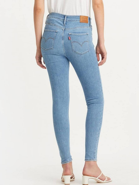 Jeansy skinny damskie Levi's 720 Hirise Super Skinny 52797-0357 31-30 Niebieskie (5401105546526) - obraz 2