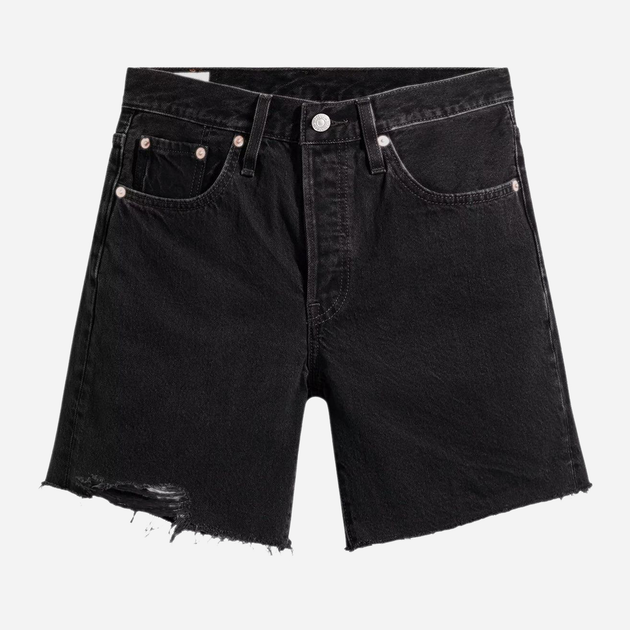 Шорти джинсові жіночі Levi's 501 Mid Thigh Short 85833-0016 27 Чорні (5400898909136) - зображення 7