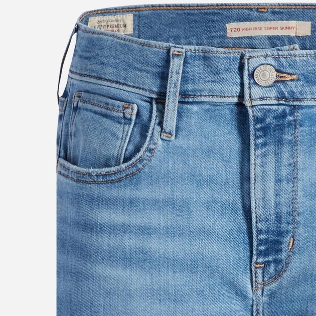 Джинси Skinny жіночі Levi's 720 Hirise Super Skinny 52797-0357 31-30 Love S (5401105546526) - зображення 10