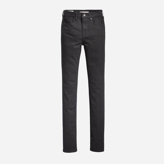 Jeansy skinny damskie Levi's 724 High Rise Straight 18883-0006 25-30 Czarne (5400599473516) - obraz 8