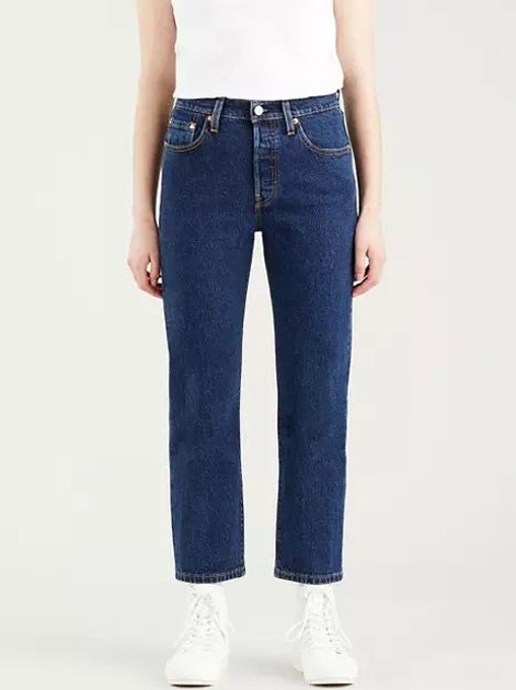 Джинси Regular Fit жіночі Levi's 501 Crop 36200-0179 25-28 Salsa Stonewash (5400970241642) - зображення 1