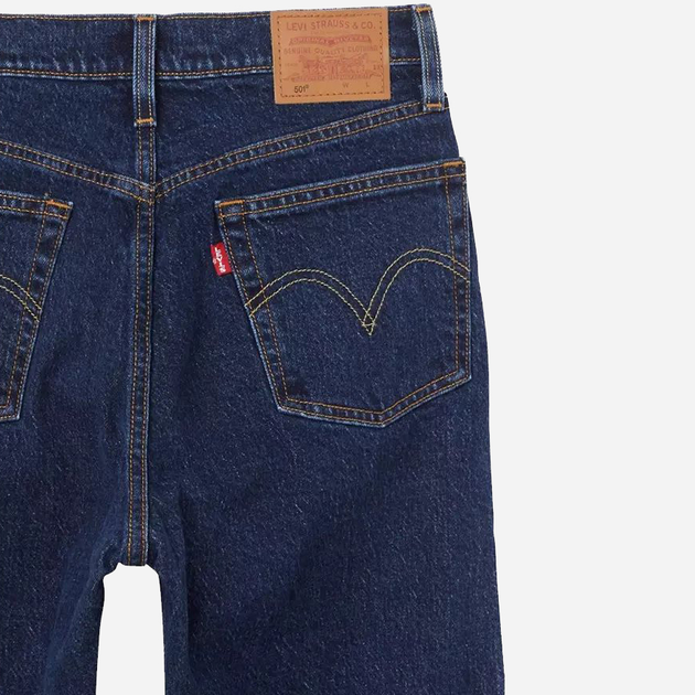 Джинси Regular Fit жіночі Levi's 501 Crop 36200-0179 26-28 Salsa Stonewash (5400970241673) - зображення 8