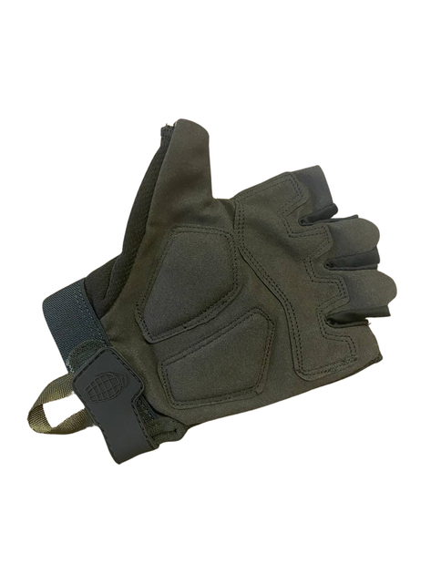 Перчатки тактичні KOMBAT UK Alpha Fingerless Tactical Gloves S оливковий - зображення 2