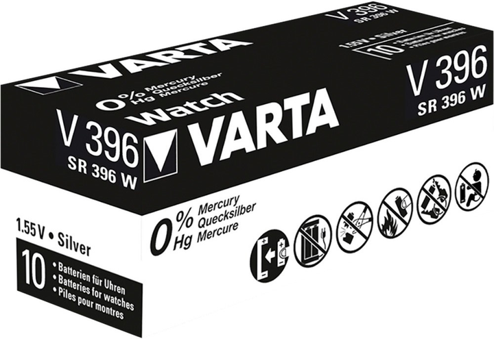 Baterie Varta Professional V396/SR59 1.55 V 10 szt. (4008496274239) - obraz 1