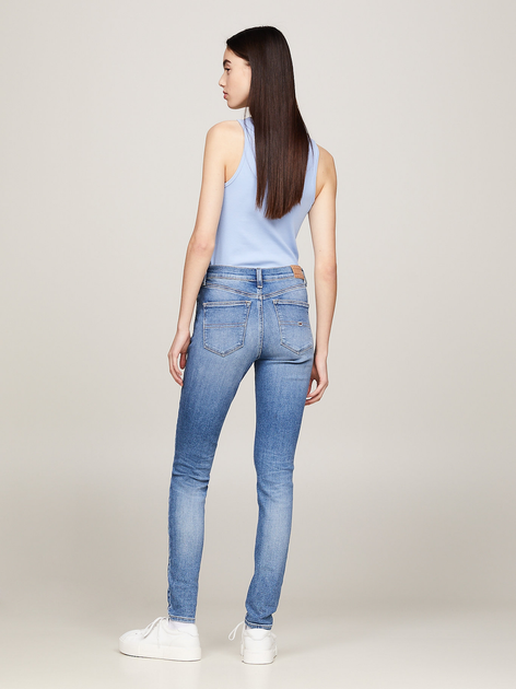 Jeansy skinny damskie Tommy Jeans DW0DW17568-1A5 25/30 Niebieskie (8720646648061) - obraz 4