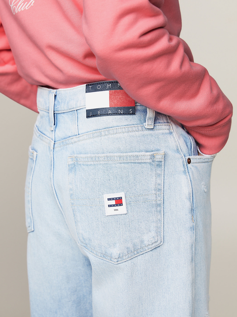 Jeansy regular fit damskie Tommy Jeans DW0DW17617-1AB 26/30 Niebieskie (8720646648634) - obraz 5