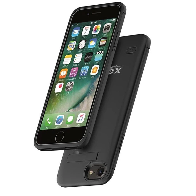 Чехол-аккумулятор XON PowerCase для iPhone 6 Plus/6S Plus/7 Plus/8 Plus 6200 mAh Черный (PCBS1108262B 2773) - изображение 2