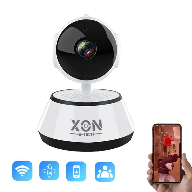 IP-камера поворотная XON SmartCam Wi-Fi 1080P (XTWEW21VW 4927) Белая - изображение 2