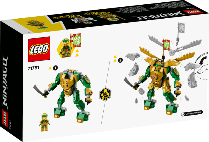 Zestaw klocków LEGO Ninjago Złoty Lloyd i Wojownika-szkielet 223 elementy 4 szt (71781) - obraz 5