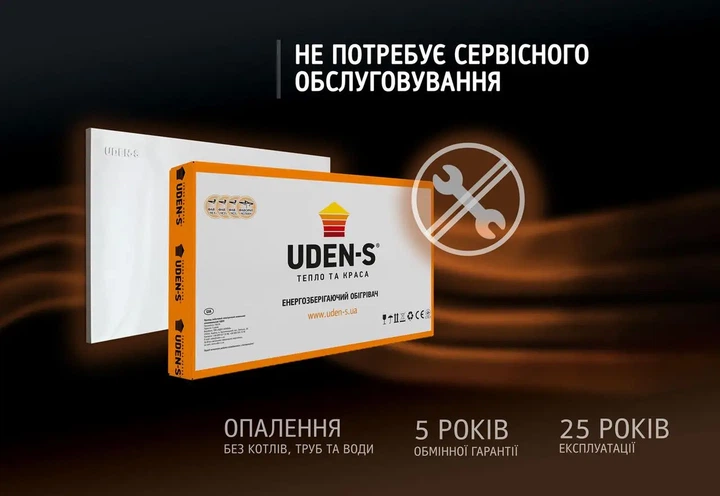 Металокерамічний обігрівач UDEN-900 "універсал" - изображение 9