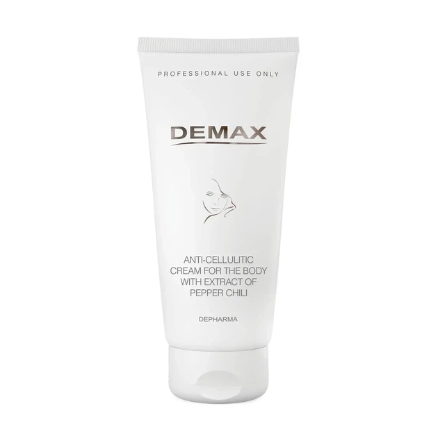 Антицеллюлитный крем для тела с экстрактом перца чили Anti-Cellulitic Cream for Body Demax 200 мл - Фото 1 Антицеллюлитный крем для тела с экстрактом перца чили Anti-Cellulitic Cream for Body Demax 200 мл - изображение 1