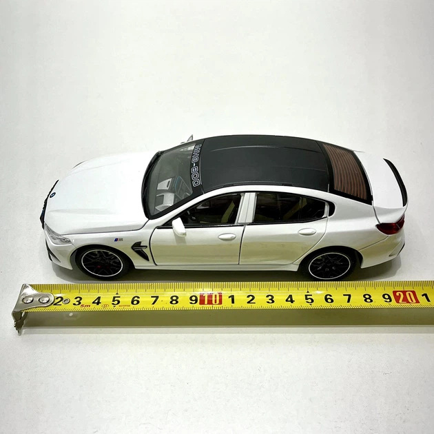 Машинка металлическая АвтоЭксперт BMW 1:24 свет/звук/дым 21см