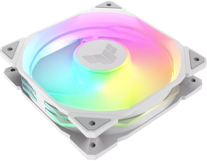 Zestaw wentylatorów ASUS TUF Gaming TF120 ARGB Triple Pack Reverse Blade White (90DA00D3-B09020) - obraz 4