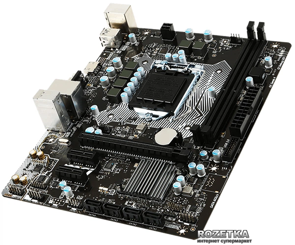 Материнская плата MSI H110M PRO-VH (s1151, Intel H110, PCI-Ex16) - изображение 3