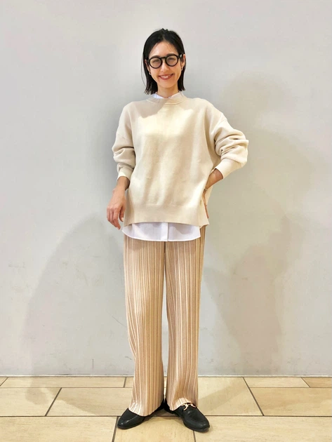 Брюки женские Uniqlo 969983617 M Бежевые (1159816514) - Фото 11 Брюки женские Uniqlo 969983617 M Бежевые (1159816514) - изображение 11