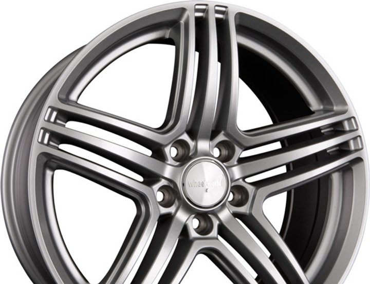 WHEELWORLD WH12 Arkticsilber (AS) R17 W7.5 PCD5x112 ET45 DIA66.6 ...