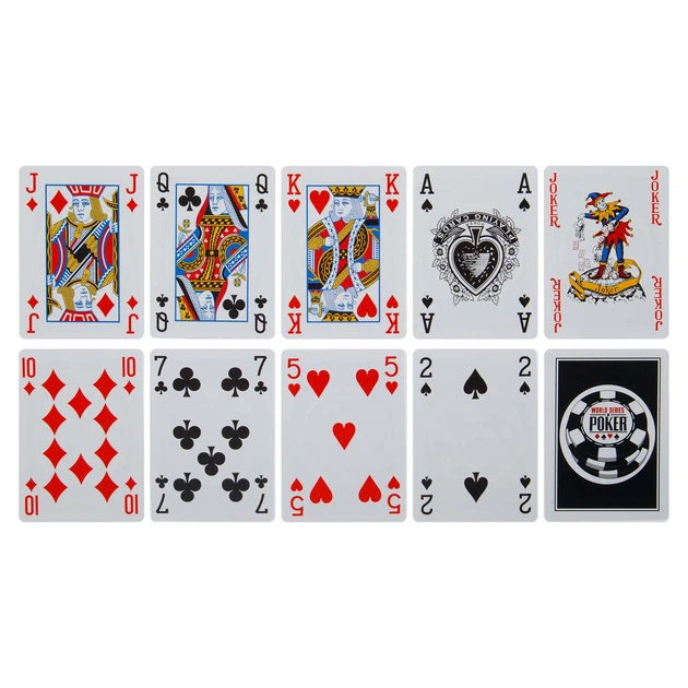 Карты игральные покерные пластиковые SP-Sport Poker 8027 54 карты - Фото 2 Карты игральные покерные пластиковые SP-Sport Poker 8027 54 карты - изображение 2