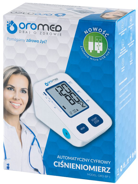 Тонометр Oromed ORO-BP 1 (5904305746210) - зображення 7