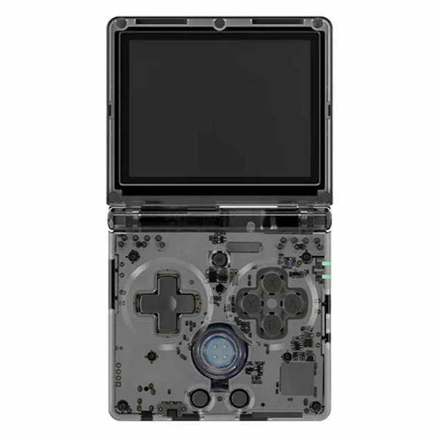 Портативна ігрова ретро консоль приставка ANBERNIC RG35XX SP 64GB 5000 ігор Чорна - зображення 3