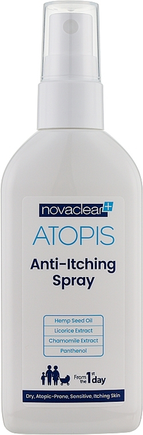 Спрей для тіла - Novaclear Atopis Anti-Itching Spray 100ml (548053-149380) - зображення 1