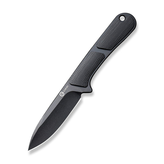 Нескладний тактичний ніж з піхвами Civivi Mini Elementum Fixed Blade C23010-1 Black-Grey (C23010-1) - зображення 1