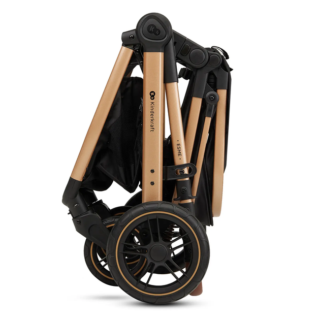 Универсальная коляска 3 в 1 Kinderkraft Esme Pure Black (KSESME00BLK3000) - изображение 20