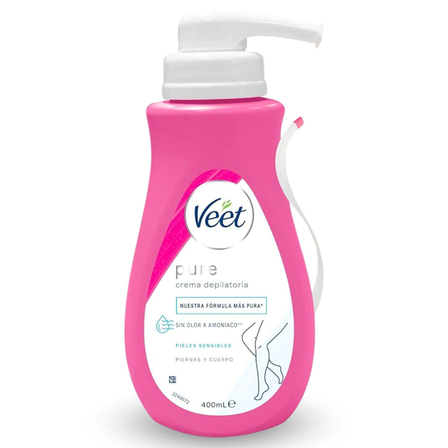 Женский крем Veet для депиляции волос чувствительной кожи ног, тела и ...