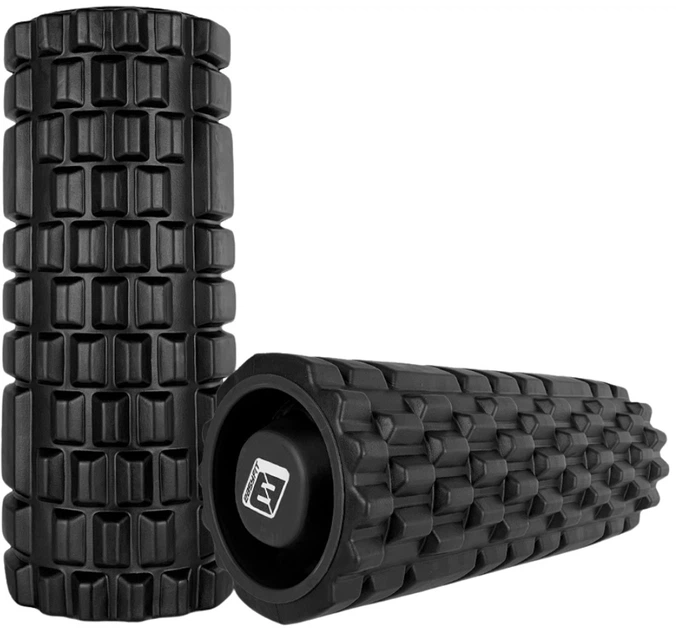 Масажний ролик-валик для МФР і йоги EasyFit 33х14 см ролер-масажер для спини, ніг, рук і шиї EF-2020a-BK Чорний (56003501) - Фото 2 Масажний ролик-валик для МФР і йоги EasyFit 33х14 см ролер-масажер для спини, ніг, рук і шиї EF-2020a-BK Чорний (56003501) - зображення 2