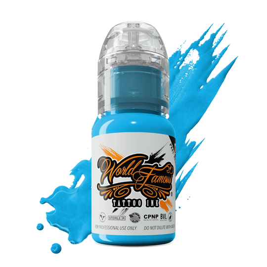 Тату краска World Famous Rainbow Blue 15мл USA - Фото 1 Тату краска World Famous Rainbow Blue 15мл USA - изображение 1