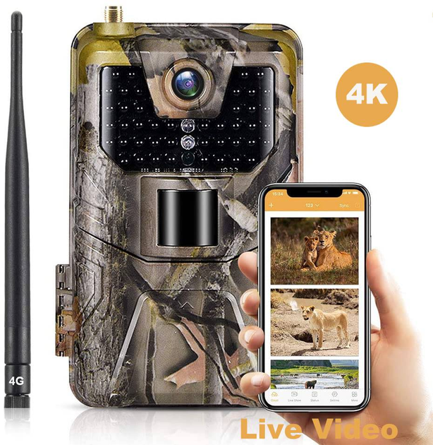 APP / 4G фотоловушка HC900Pro Live (30Mp, Облако, Онлайн видео) (938) - изображение 5