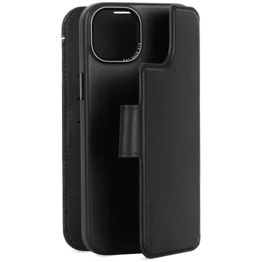 Кожаный чехол-кошелек Decoded Leather Detachable Wallet Case Black для iPhone 15 Plus (D24IPO15PLDW5BK) - изображение 3