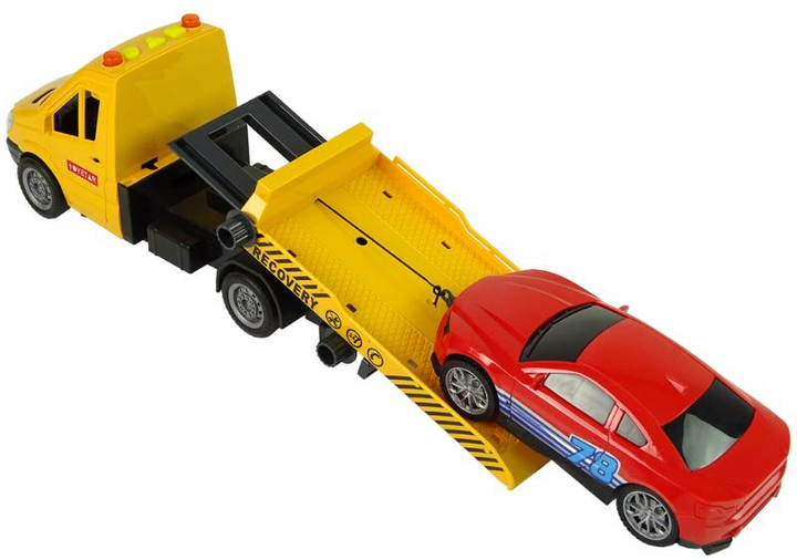 Евакуатор LEAN Toys з машинкою зі світлом і звуком (5904665992692) - зображення 4