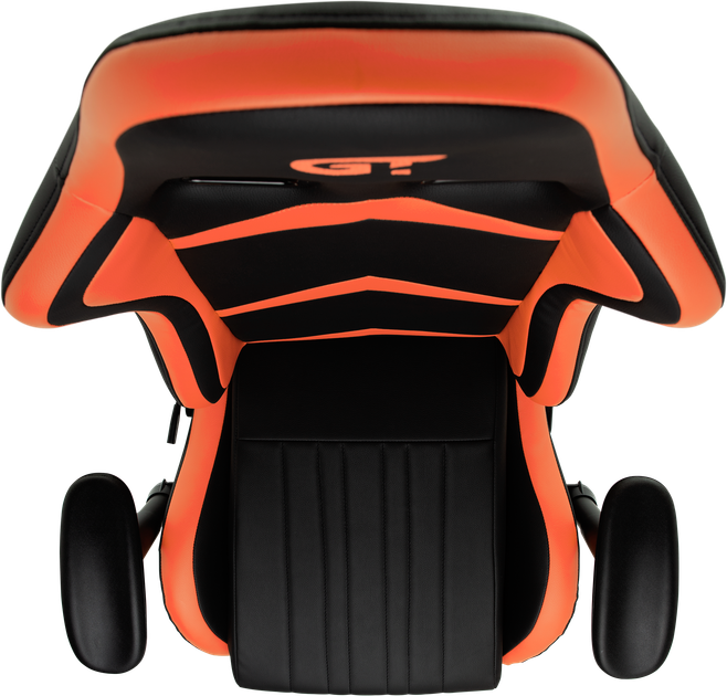 Геймерское кресло GT RACER X-2534-F BLACK/ORANGE - изображение 3