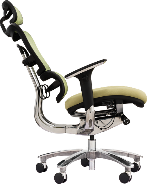 Офісне ергономічне крісло GT Racer X-801A Green (W-54 B-44) - Фото 9 Офісне ергономічне крісло GT Racer X-801A Green (W-54 B-44) - зображення 9