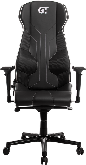 Геймерське крісло GT Racer X-8007 Black/White - Фото 1 Геймерське крісло GT Racer X-8007 Black/White - зображення 1