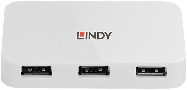 USB-хаб Lindy 4 Port USB 3.0 White (43143) - зображення 3